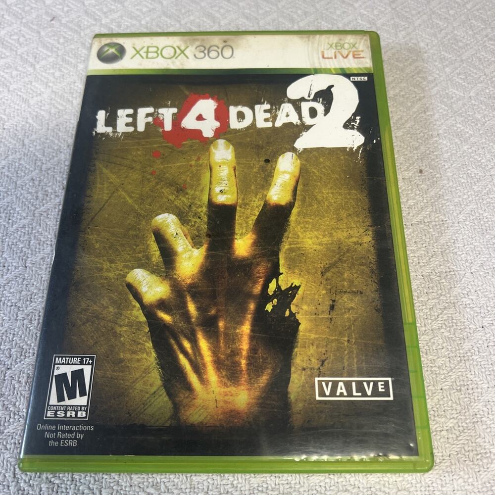 Left 4 Dead 2 (Microsoft Xbox 360, 2009) *Disc & Box* Tested & Cleaned!
